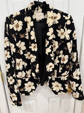 Ann Taylor LOFT Floral Blazer
